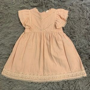 Zara blush girl dress 2-3yrs